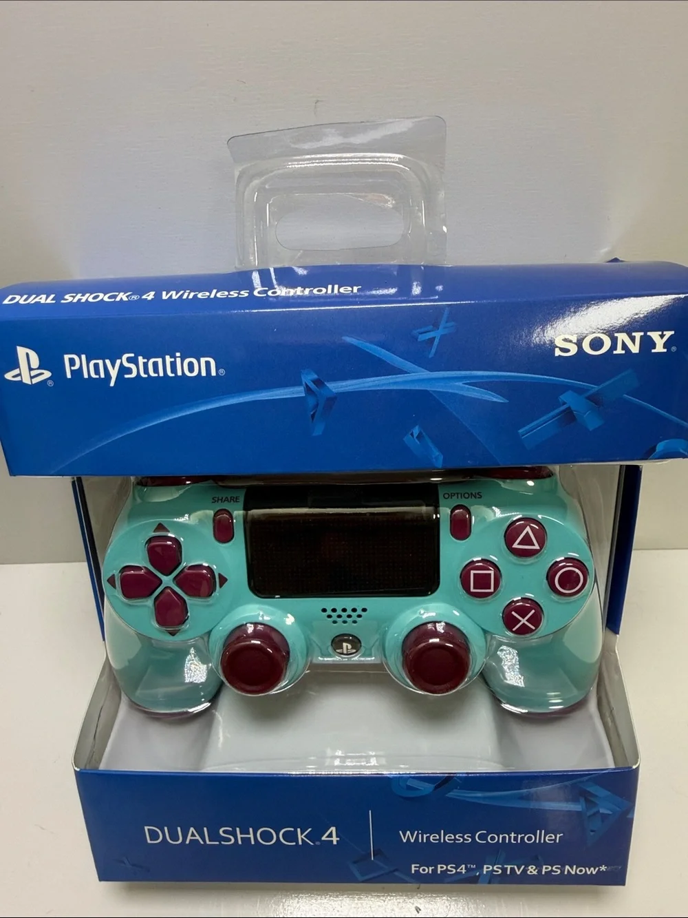 Sony DualShock 4 Wireless Controller - Teal with Burgundy Accents